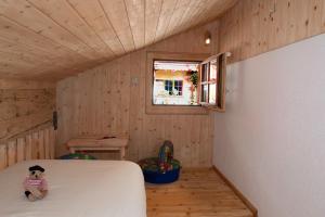 Katil atau katil-katil dalam bilik di Hotel de Moiry Supérieur