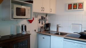 Virtuvė arba virtuvėlė apgyvendinimo įstaigoje Apartment Cerise