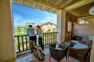 Balkón nebo terasa v ubytování Garda Residence San Vigilio Golf