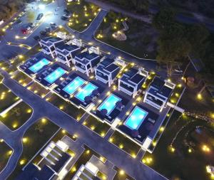 A bird's-eye view of Crystal villas & suites