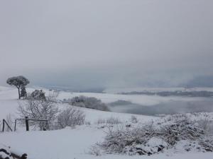 Rupe delle sorbe during the winter