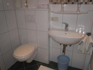 Koupelna v ubytování Haus Heigl