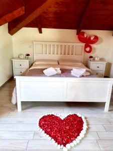 Postel nebo postele na pokoji v ubytování B&B da Mary