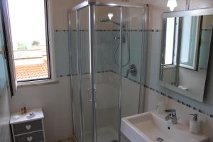 Koupelna v ubytování B&B Selene
