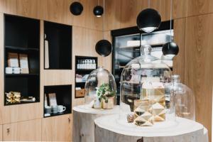 Dapur atau dapur kecil di Hotel Adler