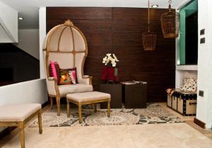 Posezení v ubytování Colombe Hotel Boutique