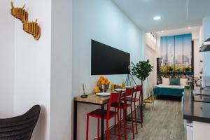 Kuchnia lub aneks kuchenny w obiekcie Hostly O'DONNELL B Center-Fibre-Parking Op-CLess