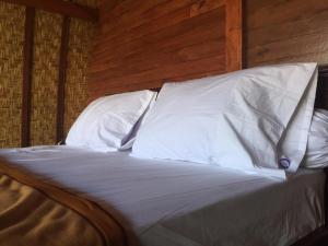 Postel nebo postele na pokoji v ubytování Kintamani Cabins