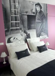 Posteľ alebo postele v izbe v ubytovaní Villa Venice Movie