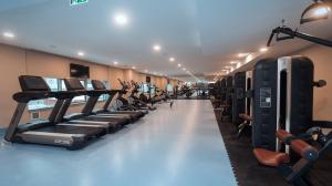 Fitness centrum a/nebo fitness zařízení v ubytování Midtown Hotel Baku