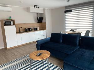 Kuchyňa alebo kuchynka v ubytovaní Apartamenty Leśna 1