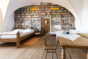 Letto o letti in una camera di Burg Plankenstein