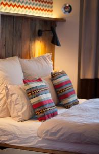 Ein Bett oder Betten in einem Zimmer der Unterkunft Linnen