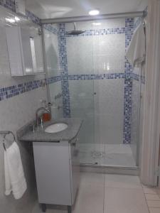 Phòng tắm tại Hotel Casa Jardin
