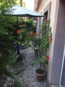 A patio or other outdoor area at Vake Boutique Hotel