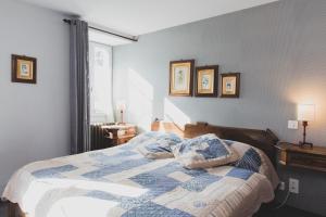 Voodi või voodid majutusasutuse Hôtel Le Besso - Swiss Romantic Lodge Zinal toas