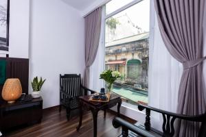 Istumisnurk majutusasutuses Hanoi Center Silk Lullaby Hotel and Travel