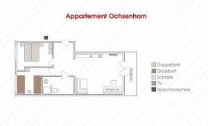 Plan piętra w obiekcie Haus Bergsicht Lofer