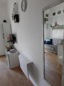 Kuchyňa alebo kuchynka v ubytovaní Apartament Nad Starą Odrą