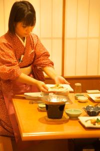 Refeições no ryokan ou nas proximidades