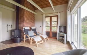 Χώρος καθιστικού στο Three-Bedroom Holiday Home In Slagelse