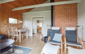 Χώρος καθιστικού στο Three-Bedroom Holiday Home In Slagelse