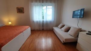 Postel nebo postele na pokoji v ubytování Residenza Chiara
