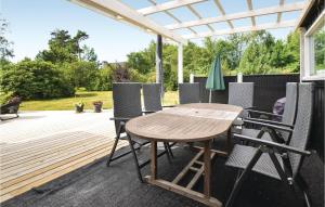 Balkón nebo terasa v ubytování Holiday Home Uglevej Ebeltoft Iii