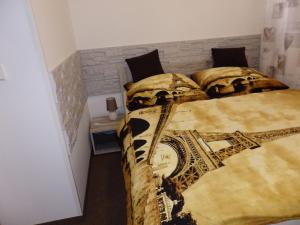 Postel nebo postele na pokoji v ubytování Apartmán centrum Jablonec