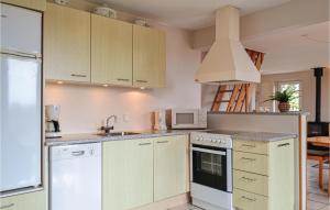 Η κουζίνα ή μικρή κουζίνα στο Holiday Home Arvidvej Hvide Sande Xii Denmrk