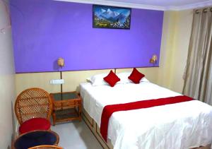 Postel nebo postele na pokoji v ubytování Hotel Tranquil