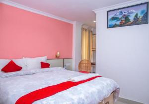 Postel nebo postele na pokoji v ubytování Hotel Tranquil