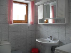 Koupelna v ubytování Ferienhaus Warmuth