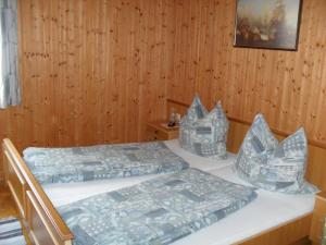 Postel nebo postele na pokoji v ubytování Ferienhaus Warmuth