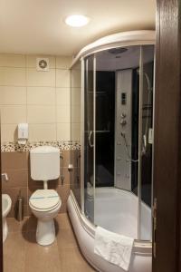 Koupelna v ubytování Hotel Livade