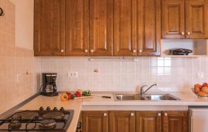 Kuchyň nebo kuchyňský kout v ubytování Vacation apartments Feniks