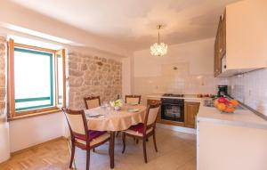 Kuchyň nebo kuchyňský kout v ubytování Vacation apartments Feniks
