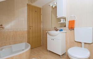 Koupelna v ubytování Vacation apartments Feniks