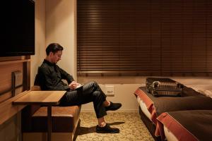 Posezení v ubytování Nest Hotel Tokyo Hanzomon