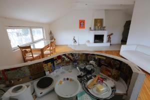 Predel za sedenje v nastanitvi Guest House One Two Three
