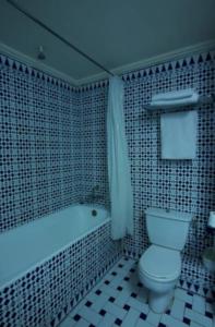 Koupelna v ubytování Hotel Amalay