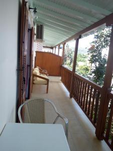 A balcony or terrace at Pansion Matoula