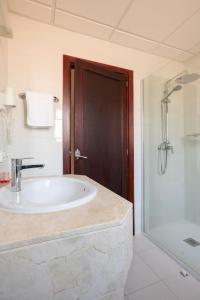 Koupelna v ubytování Hotel Gaya