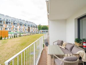 Balkón alebo terasa v ubytovaní Apartament Happy Time SPA - Kołobrzeg