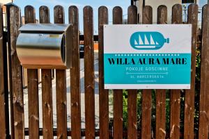 Certifikát, hodnocení, plakát nebo jiný dokument vystavený v ubytování Willa Aura Mare