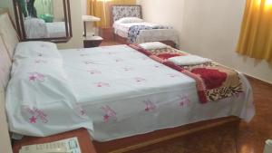 Postel nebo postele na pokoji v ubytování Gold Star Hotel