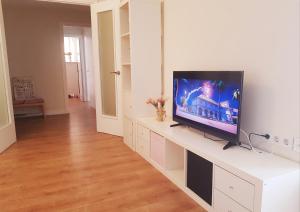 Telewizja i/lub zestaw kina domowego w obiekcie PRECIOSO ATICO JUNTO A LA FERIA