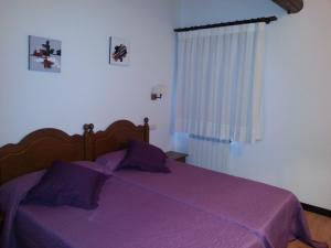 Un pat sau paturi într-o cameră la Casa Rural San Millán