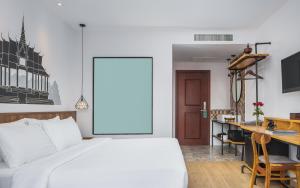 TV a/nebo společenská místnost v ubytování Phnom Penh 51 Hotel & Residences