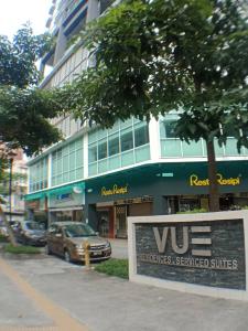 a van parked in front of a building at VUE RESIDENCES Jln Pahang, KL city - 2 ROOM in Kuala Lumpur